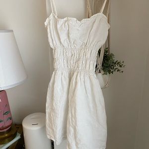 XS Reformation White Tabatha Dress